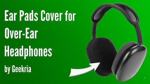 Ear Pads Cover for Over-Ear Headphones | Geekria