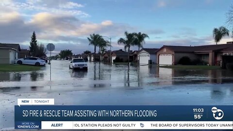 Local crews sent to assist with flooding in Northern, Central Calif.