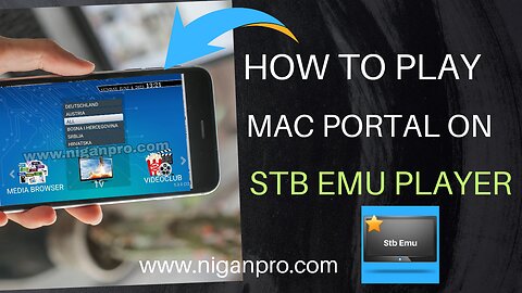 How to play MAC Portal on STBEMU PLAYER | Tutorial