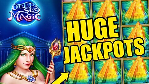 DOUBLE DEEP SEA JACKPOTS! 💰 Back to Back Handpays Playing Max Bet Slots at Foxwoods!