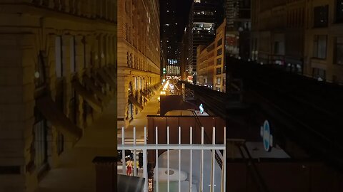 Chicago, Wabash Elevated Train Platform