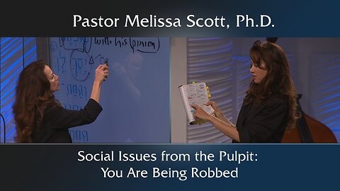 Social Issues from the Pulpit: You are Being Robbed