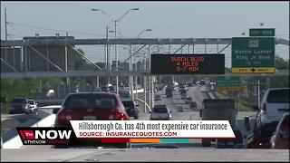 Hillsborough Co. has 4th most expensive car insurance