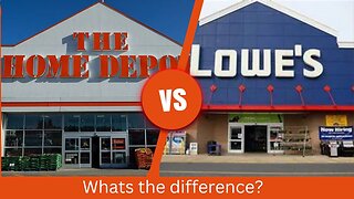 Driving to Home Depot vs Lowes