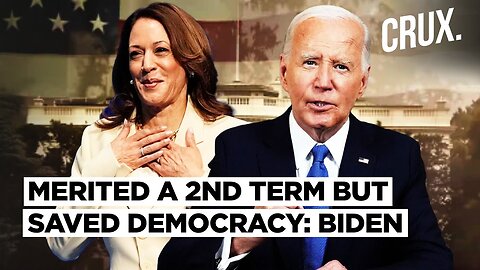"Time For New Generation..." Biden Says He Quit Presidential Race To “Save Democracy” | US Election