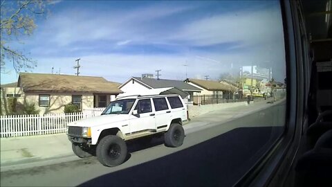 Bus ride Barstow, California, San Bernadino County