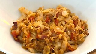 Fried Cabbage with Bacon - Polish style | Side Dish
