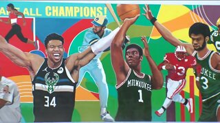 Muralists gaining attention for art honoring Milwaukee's Black athletes