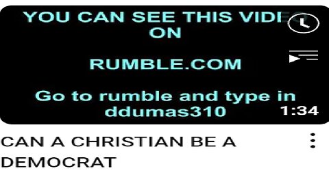 CAN A CHRISTIAN BE A DEMOCRAT?