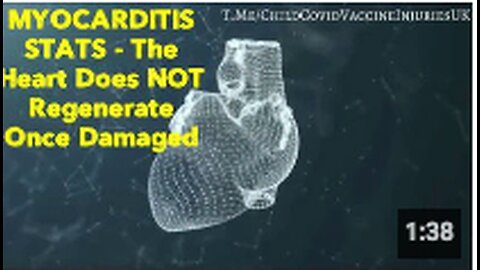 MYOCARDITIS STATS - The Heart Does NOT Regenerate Once Damaged