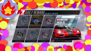 Claming the Koenigsegg Agera RS from the Daliy Login | Racing Master