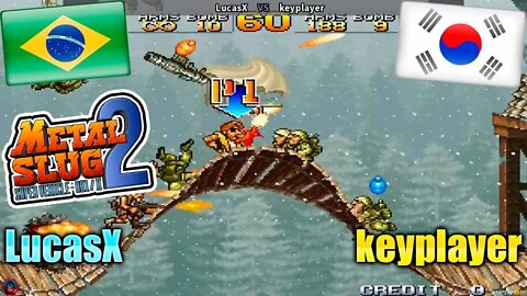Metal Slug 2 (LucasX and keyplayer) [Brazil and South Korea]