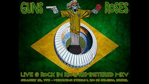 Guns N' Roses - 1991-01-23 - Maracana Stadium - Rio de Janeiro, Brazil [Fransad]