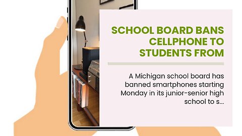 School board bans cellphone to students from airdropping threats of violence