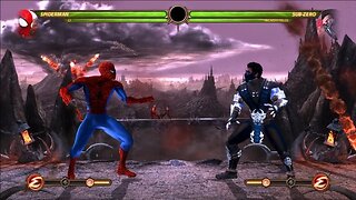 Cj And Spider Man Vs Sub Zero - Mortal Kombat 9 Mod