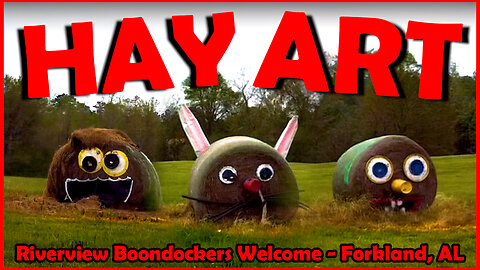 This Harvest Host has HAY ART! - Riverview | Boondockers Welcome