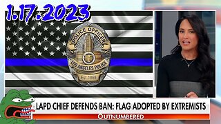 LAPD bans 'Thin Blue Line' flag, Claims It's Extremist