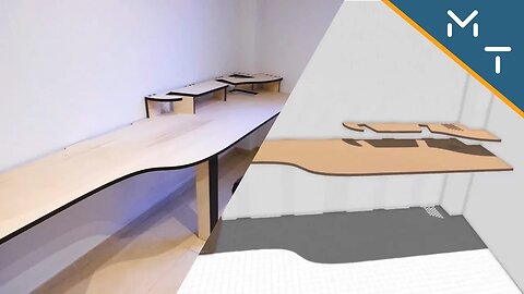 VR Prototyping a 3 Meter Long Desk