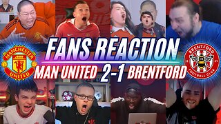 MAN UNITED FANS REACTION TO MAN UNITED 2-1 BRENTFORD | MCTOMINAY SAVIOR