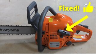 How to Replace Husqvarna Chainsaw Pull Cord