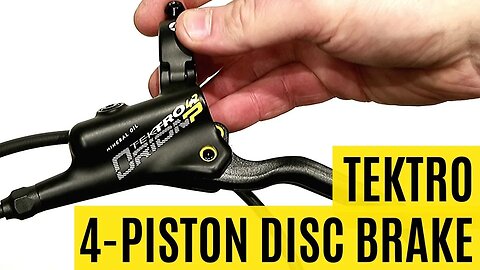 Alternative Braking Option - The Tektro 4P 4+2 Hydraulic Disc Brake Feature Review and Weight