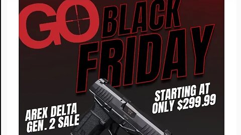 Black Friday Gun Deals - Arex Delta From $299 - and more from @GlobalOrdnance