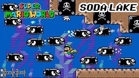 Soda Lake | All Dragon Coins | Super Mario World