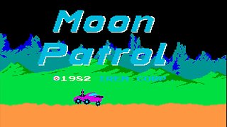 Moon Patrol, Level One, Arcade, 1982
