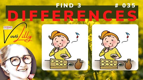 FIND THE THREE DIFFERENCES | CHALLENGE # 035 | EXERCISE YOUR MEMORY