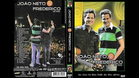DVD JOÃO NETO E FREDERICO EM SÃO JOSÉ DO RIO PRETO