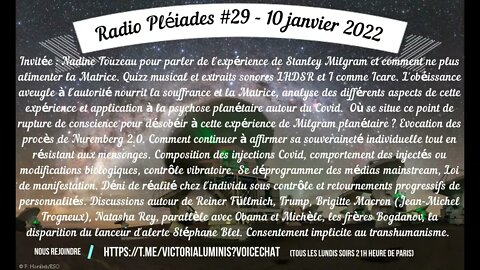 Radio Pléiades #29 - L'expérience de Milgram avec Nadine Touzeau