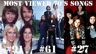 Top 100 Most Viewed 70's Songs On YouTube