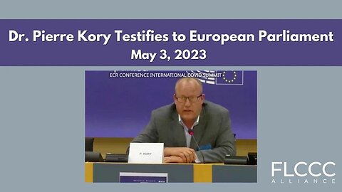 Dr. Pierre Kory Testifies to European Parliament (May3, 2023)