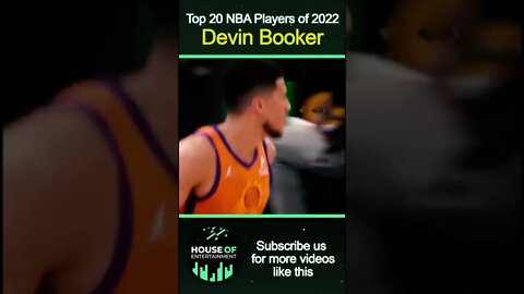 Devin Booker of Phoenix saves a spot as a top NBA Player in 2022 | Top NBA Players #Shorts