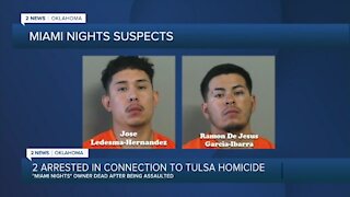 Two arrested in connection to Tulsa 'Miami Nights' murder