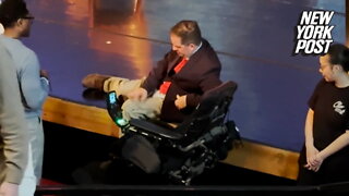 Denver councilman forced to crawl onto debate stage with no wheelchair access