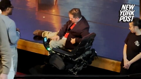 Denver councilman forced to crawl onto debate stage with no wheelchair access