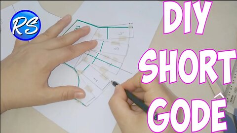 (DIY) APRENDA A FAZER UM SHORT GODÊ - (MODELAGEM) MÉTODO FÁCIL - EP 173