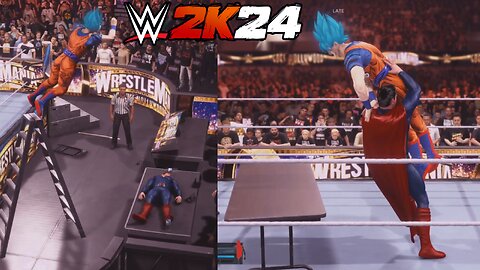 WWE 2K24: Goku VS Superman - Last Man Standing