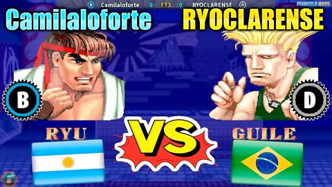Street Fighter II': Champion Edition (Camilaloforte Vs. RYOCLARENSE) [Argentina Vs. Brazil]
