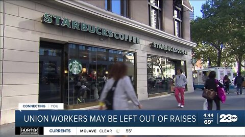 Starbucks could freeze raises in unionized stores