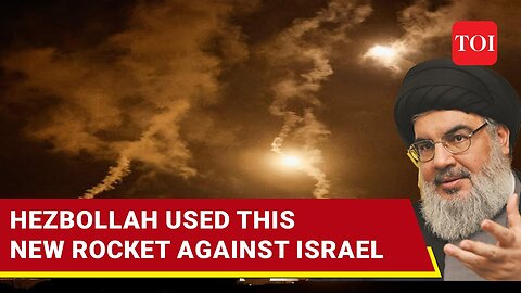 Hezbollah Unleashes New Rocket With Heavy Warhead On Israeli Military | Watch