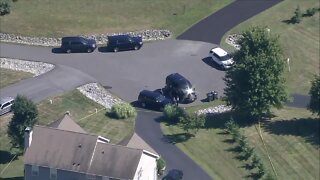 Chopper footage of Cecil County shooting that left 5 dead