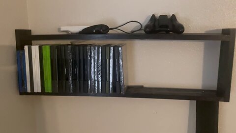 Building a cheap DVD holder