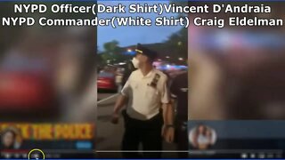 NYPD Earning Hate - Brave Police Officer Pushed Unarmed Girl Out Of Shoes