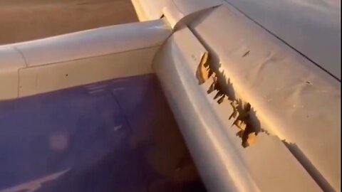 A United Airlines Flight Was Diverted Once A Chunk Of The Wing Tore Off During Flight