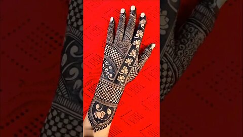 Backhand Mehndi Design | Easy mehndi design for beginners | Henna mehndi | Dulhan mehndi design