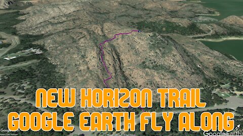 New Horizon Trail Google Earth Fly Along / Quartz Mountain State Park Oklahoma