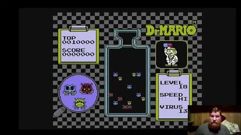 Retro Madness NES games. Whitey's gameplay. Dr.Mario