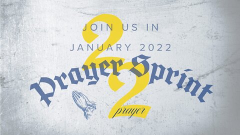 Prayer Sprint 22 ~Wed Jan 26